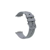 Fogy Watch Fit 2 ile Uyumlu Silikon Kordon Yumuşak Ve Pürüzsüz Klasik (Saat Değildir), Gri