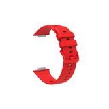 Fogy Watch Fit 2 ile Uyumlu Silikon Kordon Yumuşak Ve Pürüzsüz Klasik (Saat Değildir), Kırmızı