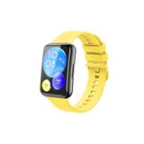 Fogy Watch Fit 2 ile Uyumlu Silikon Kordon Yumuşak Ve Pürüzsüz Klasik (Saat Değildir), Sarı