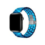 Fogy Watch Nike 40mm ile Uyumlu Sert Transparan Premium Kordon+Kasa Koruma, Mavi