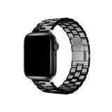 Fogy Watch Nike 42mm ile Uyumlu Sert Transparan Premium Kordon+Kasa Koruma, Siyah
