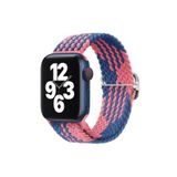 Fogy Watch T500 Ultra 3 4 5 6 7 8 9 Se 42 44 45 49 Mm ile Uyumlu Kordon Örgü Tokalı Kordon, Pembe-Mavi