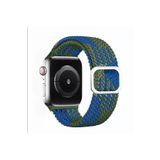 Fogy Watch T500 Ultra 3 4 5 6 7 8 9 Se 42 44 45 49 Mm ile Uyumlu Kordon Örgü Tokalı Kordon, Yeşil Mavi