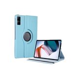 Fogy Xiaomi Redmi Pad 6gb 128gb 10.6"ile Uyumlu 360 Dönebilen Standlı Kapaklı Tablet Kılıfı, Mavi