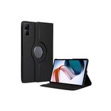 Fogy Xiaomi Redmi Pad 6gb 128gb 10.6"ile Uyumlu 360 Dönebilen Standlı Kapaklı Tablet Kılıfı, Siyah