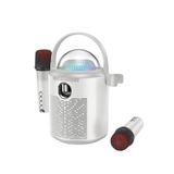 Fogy Yeni 2024 Taşınabilir Rgb Işıklı Karaoke Sistemi Ev Karaoke Mikrofonlu Hoparlör Bluetooth Kablosuz