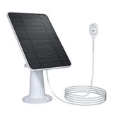 fohoa Yükseltilmiş Solar Panel Şarjı, Pro 5S, Arlo Pro 4, Pro 3, Pro 3 Projektör, Ultra 2, Ultra, 10 ft Şarj Kablosuna Sahip 4W Güneş Paneli, IP65 Su Geçirmez, Güvenli Duvar Montajı Dahil, 1 Paket