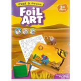 Foil Art Safari Temalı Folyo Oyun Seti 3+ Yaş Çocuklar İçin Eğitici İçerik - Çok Renkli