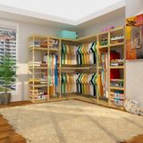 Fokai Wood Armario - Açık Ahşap El Yapımı Gardırop Elbise Dolabı - Çam