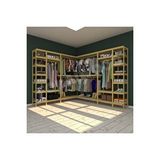 Fokai Wood Belinda - Açık Ahşap Gardırop - Kurulum Için Tornavida Matkap Ve Usta Gerekmez Çam