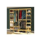 Fokai Wood Maya - Açık Ahşap Gardırop Çam