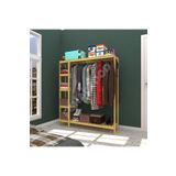 Fokai Wood Small Jj Açık Ahşap Elbise Dolabı Vestiyer