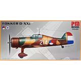Fokker D-xxı Pm Model Demonte Plastik Uçak Maket Kiti