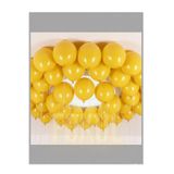 FOKUL 25 Adet Sarı Balon - Balon İpi - 100'lü Balon Bandı Yapıştırıcı - Doğum Günü Bride Balon Seti