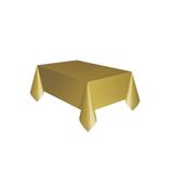 FOKUL Gold Renk Plastik Masa Örtüsü Tek Kullanımlık Masa Örtüsü Kullan At Doğum Günü Masa Örtüsü