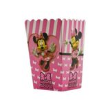 FOKUL Minnie Mouse Mısır Kutusu 8 Adet Popcorn Kutusu Doğum Günü Konsept