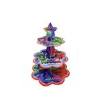 FOKUL Pija Maskeliler Cupcake Kek Standı Pj Masks 3 Katlı Karton Stand