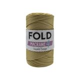 Fold Yarn 4 No Polyester Makrome Ip 200GR 3mm 050 Gold - 1 Adet - Altın