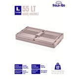 Fold&Go Tekli Portatif Organizer Dolap Çok Amaçlı Mıknatıs Kapaklı Katlanır İstiflenebilir
