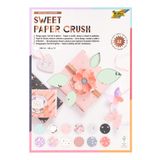 Folia 11949 - Tasarım kağıdı Sweet Paper Crush, DIN A4, 165 g/m², Hot Folyo & Glitter, 12 farklı desende 12 farklı desende, kaliteli resimli kağıt