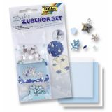 Folia 20x9.8 cm Mavi Modern Yıldız Deco Sticker