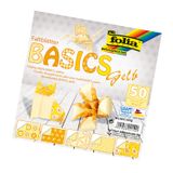 Folia 461/1515 Origami Kağıdı Basics Sarı 15X15Cm 50 Yaprak, 15X15Cm 50 Yaprak