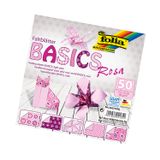 Folia 463/1515 Origami Kağıdı Basics Pembe 80 G 15X15Cm 50 Yaprak, 15X15Cm 50 Yaprak