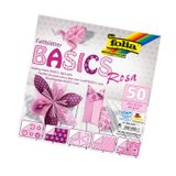 Folia 463/2020 Origami Kağıdı Basics Pembe 80 G 20X20Cm 50 Yaprak, 20X20Cm 50 Yaprak