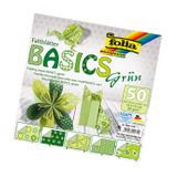 Folia 465/1515 Basics Yeşil 80 gr 15x15 cm 50 Yaprak Origami Kağıdı