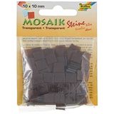 Folia 57285 Mozaik, Transparan, 10x10mm, 190 Adet,Çikolata