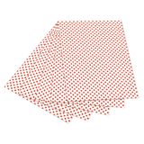 Folia 5920 – fotoğraf kağıdı, benekli, 50 x 70 cm, 10 yaprak, kırmızı/beyaz