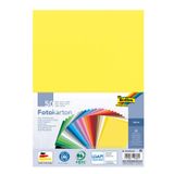 folia 614/50 99 - Fotoğraf kartonu karışımı, DIN A4, 300 g/m², 50 yaprak, 25 renk, el işi ve yaratıcı kartlar, pencere resimleri ve koleksiyon defteri için