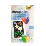 Folia 750 Kendinden Yapışkanlı Elişi Kağıdı - Buntpapier Gummiert El İşi Kağıdı 10 Renk 18,5X29,7Cm