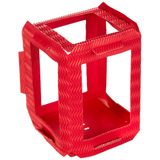 Folia 9820/5 – Laternenrohlinge, 3D oluklu mukavva, 5 adet, yakl. 14 x 14 x 18, 5 cm, kırmızı
