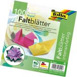Folia Elişi Kağıdı 15X15 Cm 70 Gr 100'lü Paket 10 Renkli Origami Kağıdı