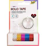 Folia Holo-Tape Renkli Bant Seti Basic 12 mm x 2M 6lı