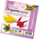 Folia Katlama Kağıdı Origami 80 G/m2, 96 Yaprak Sınıflandırılmış 12 Renk, 13 x 13 cm - 41 Delft Blue