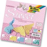 Folia Origami Kağıdı 15X15 Cm. 5 Desen 50 Yaprak Sweet