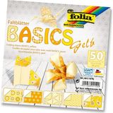 Folia Origami Kağıdı Sarı 15X15Cm 50 Sayfa 5 Desen