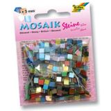 Folia Parlak Mozaik 5X5 MM 20 Renk Karışık 700 Adet