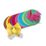 Folia Yuvarlak Origami Kağıdı 10 Renk 500 Adet 16 cm. Çap
