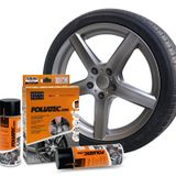 Foliatec Jant Metal Sprey Folyo Yuzey Kaplama Seti 2X400ml. Tunc Metalik Gri Mat