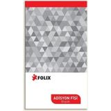 Folix Adisyon Fişi Numaralı 50 Yaprak Büyük 9 cm x 16 cm 36 Adet - Büyük Boy