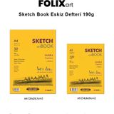 Folix Art Sketch Book 190 gr 50 Yaprak Eskiz Defteri