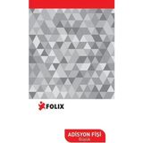 Folix Büyük Adisyon Fişi