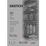Folix FLX-821411 Sahra Tutkallı İvory Kağıt 17.3x24.5 cm 90 gr Bloknot Not Defteri