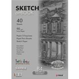 Folix FLX-821428 Sahra Tutkallı İvory Kağıt 24.5x34.5 cm 90 gr Bloknot Not Defteri