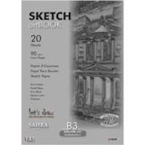 Folix FLX-821435 Sahra Tutkallı İvory Kağıt 34.5x49.5 cm 90 gr Bloknot Not Defteri