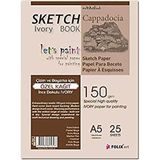 Folix Sketchbook Cappadocia A5 Tutkallı 150 gr İvory 25 Yaprak Eskiz Defteri