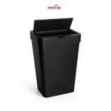 Follow Me Sensörlü Çöp Kovası 50 L Siyah Temassız Otomatik Kapaklı Plastik Çöp Kutusu -